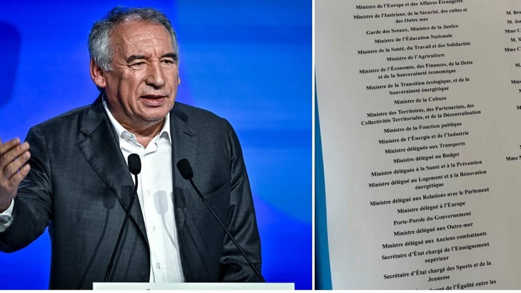 “Honte à Bayrou” La liste des ministres du gouvernement vient d’être