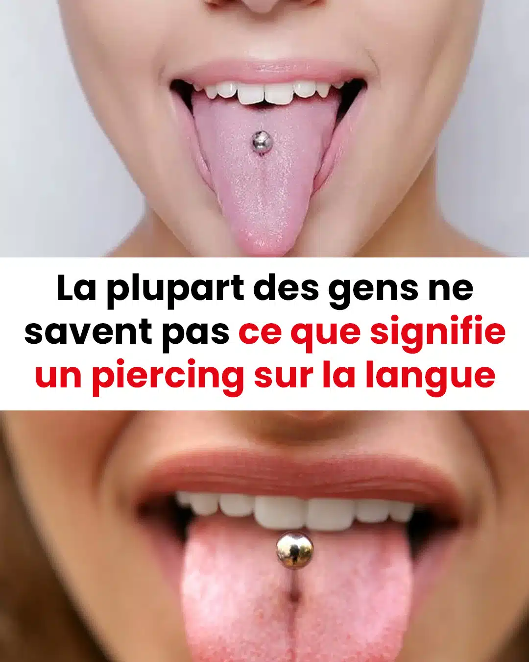 La plupart des gens ne savent pas ce que signifie un piercing sur la — free download